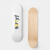 Skateboard Conception moderne, ludique, dynamique, audacieuse (Recto)