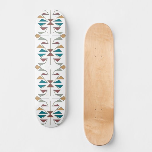 Skateboard Conception Motif du triangle oblique du sud-ouest (Recto)