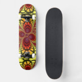 Skateboard Conception numérique Art Doré Grunge Rouille (Recto)