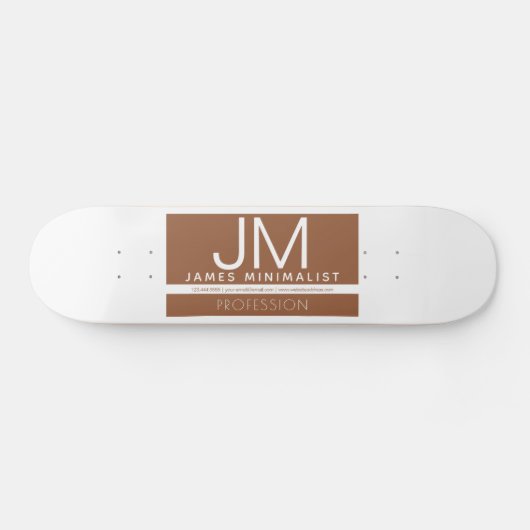 Skateboard Conception professionnelle moderne et minimale | B (Horz)