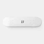 Skateboard conception simple minimale élégante colorée person (Horz)