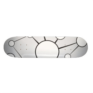 Skateboard Conception sociale de diagramme de cercles