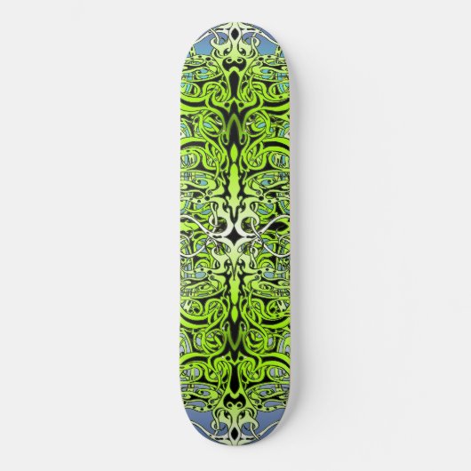 Skateboard Conception Tribale de l'Empire Vert (Recto)