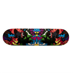 Skateboard Conception trippy psychédélique abstraite de