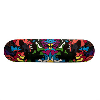 Skateboard Conception trippy psychédélique abstraite de