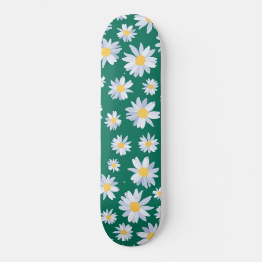 Skateboard Conception verte botanique de Classe White Daisy F (Recto)
