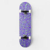 Skateboard Conception verte et violette (Recto)