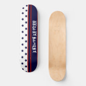 Skateboard Conçu pour être libre (Recto)