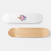 Skateboard Cône rose Sakura crème glacée gaufre (Horz)