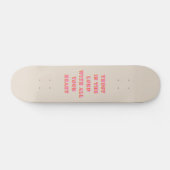 Skateboard Confiance Dans Le Seigneur Proverbes 3:5-6 Citatio (Horz)