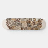 Skateboard Configuration de texte de typographie des (Horz)