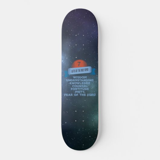 Skateboard Confirmation 7 Dons de l'Esprit Saint (Recto)