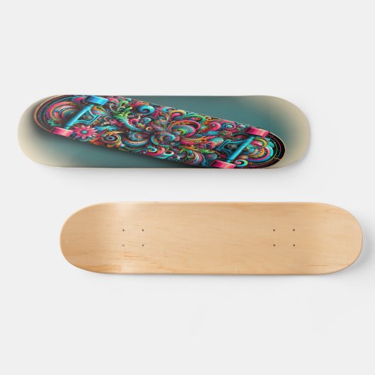 Skateboard "Confluence colorée" (Horz)