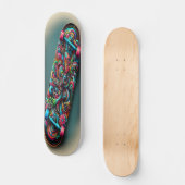 Skateboard "Confluence colorée" (Recto)