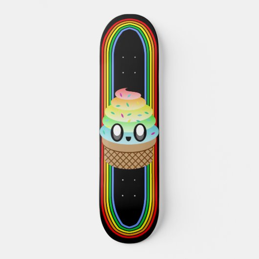Skateboard Conne de glace de la grotte de Kawaii (Recto)