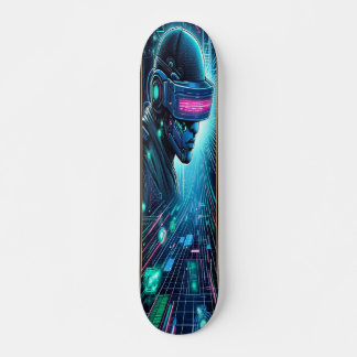 Skateboard "Conquérant du cyberespace : le royaume du pirate