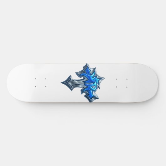 Skateboard Conseil blanc de Nevoy Ryder (Horz)