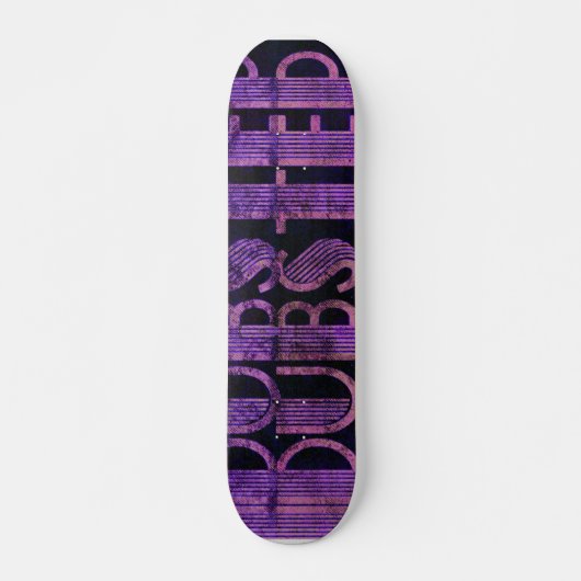 Skateboard Conseil vintage de Dubstep Purp pro (Devant)