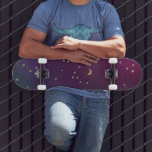 Skateboard Constellation Stars Galaxy Skate Deck<br><div class="desc">Constellation Planète et Stars Ombre Galaxy Patterned Skateboard Design</div>