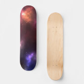 Skateboard Constellations de galaxie Abstraite Art numérique (Recto)