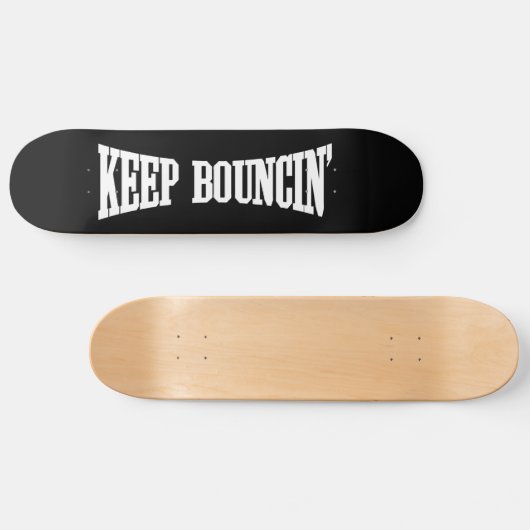 Skateboard Continuez à rebondir. (Horz)
