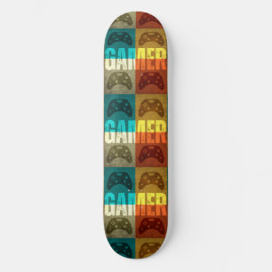 SKATEBOARD CONTRÔLEUR DE JEU VIDÉO VINTAGE GAMER