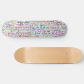 Skateboard Conversation Internet Lingo Art (Horz)