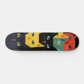 SKATEBOARD COOL AMOUREUX DES CHATS (Horz)