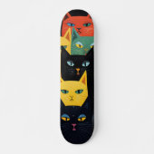 SKATEBOARD COOL AMOUREUX DES CHATS (Devant)