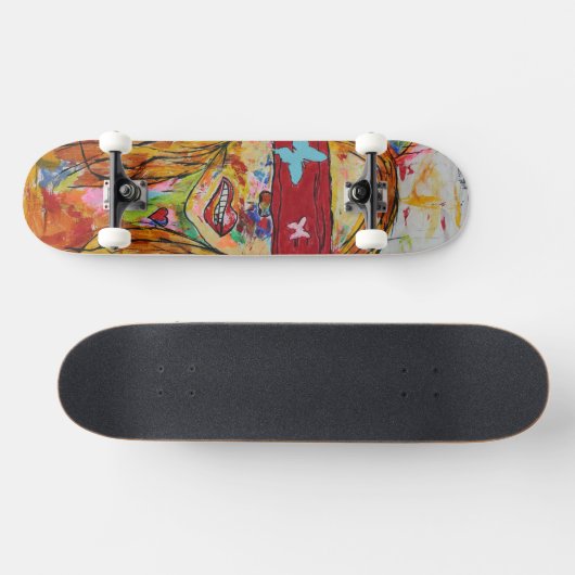 Skateboard Cool Artistic Blinded Skateboard! (Horz)