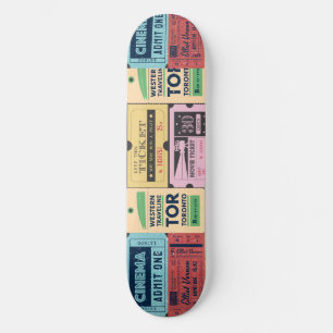 Skateboard Cool cadeau rétro Ole cenima tickets Classic vinta