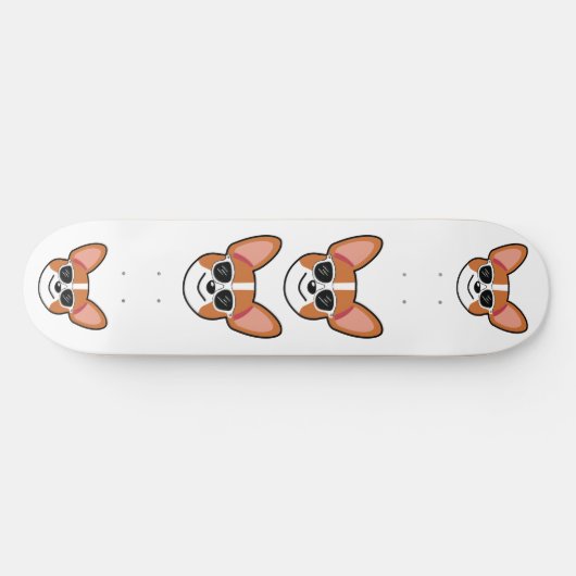 Skateboard Cool Corgi  (Horz)