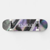 Skateboard Cool Dark Holographic Name Collectable (Horz)
