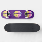 Skateboard Cool de lèvres fondues (Horz)