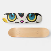 Skateboard Cool drôle de monster chat skboard (Horz)