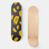 Skateboard Cool et amusant yummy taco motif Monogramme (Recto)