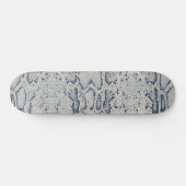 Skateboard Cool Grey Snake Skin Animal Print (Horz)