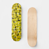 Skateboard COOL Grunge Vert Noir Blanc (Recto)