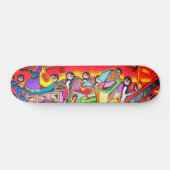 Skateboard Cool Modern Abstract Street Art (Horz)