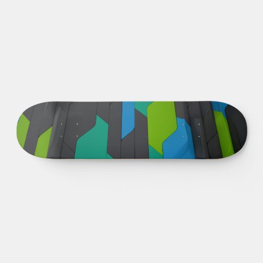 Skateboard Cool moderne géométrique Motif Abstrait (Horz)