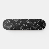 Skateboard Cool Monochromatique Street Art Inspiré (Horz)
