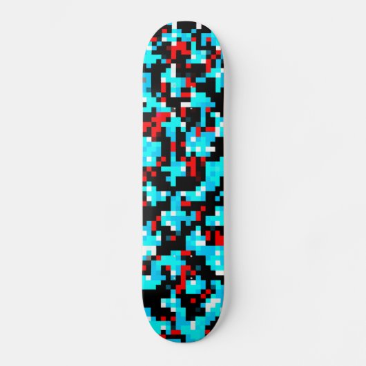 Skateboard Cool Motif multicolore (Recto)