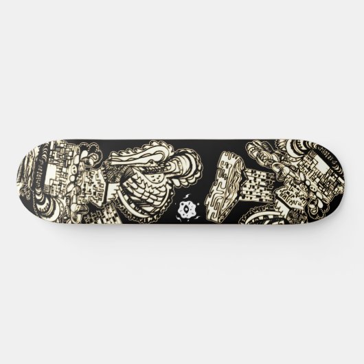Skateboard Cool noir Sepia (Horz)