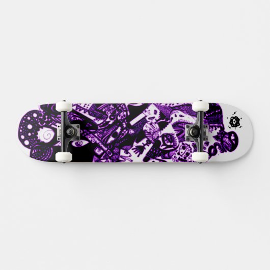 Skateboard Cool noir violet (Horz)