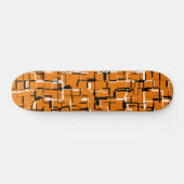 Skateboard COOL orange noir blanc (Horz)