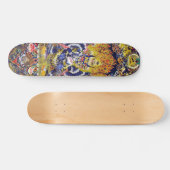 Skateboard Cool oriental tibethan mandala Yamantaka dieu mort (Horz)