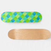 Skateboard Cool rustique bleu et vert (Horz)