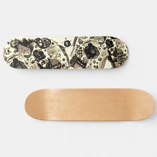 Skateboard Cool Sepia Black (Horz)