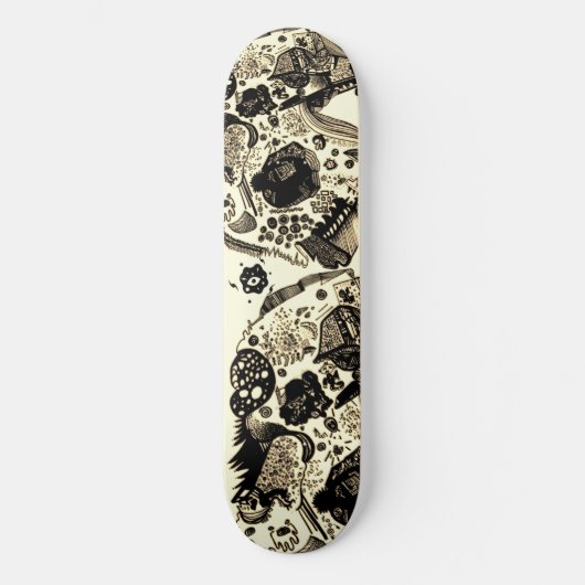 Skateboard Cool Sepia Black (Recto)