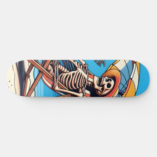 Skateboard Cool Skeleton été (Horz)